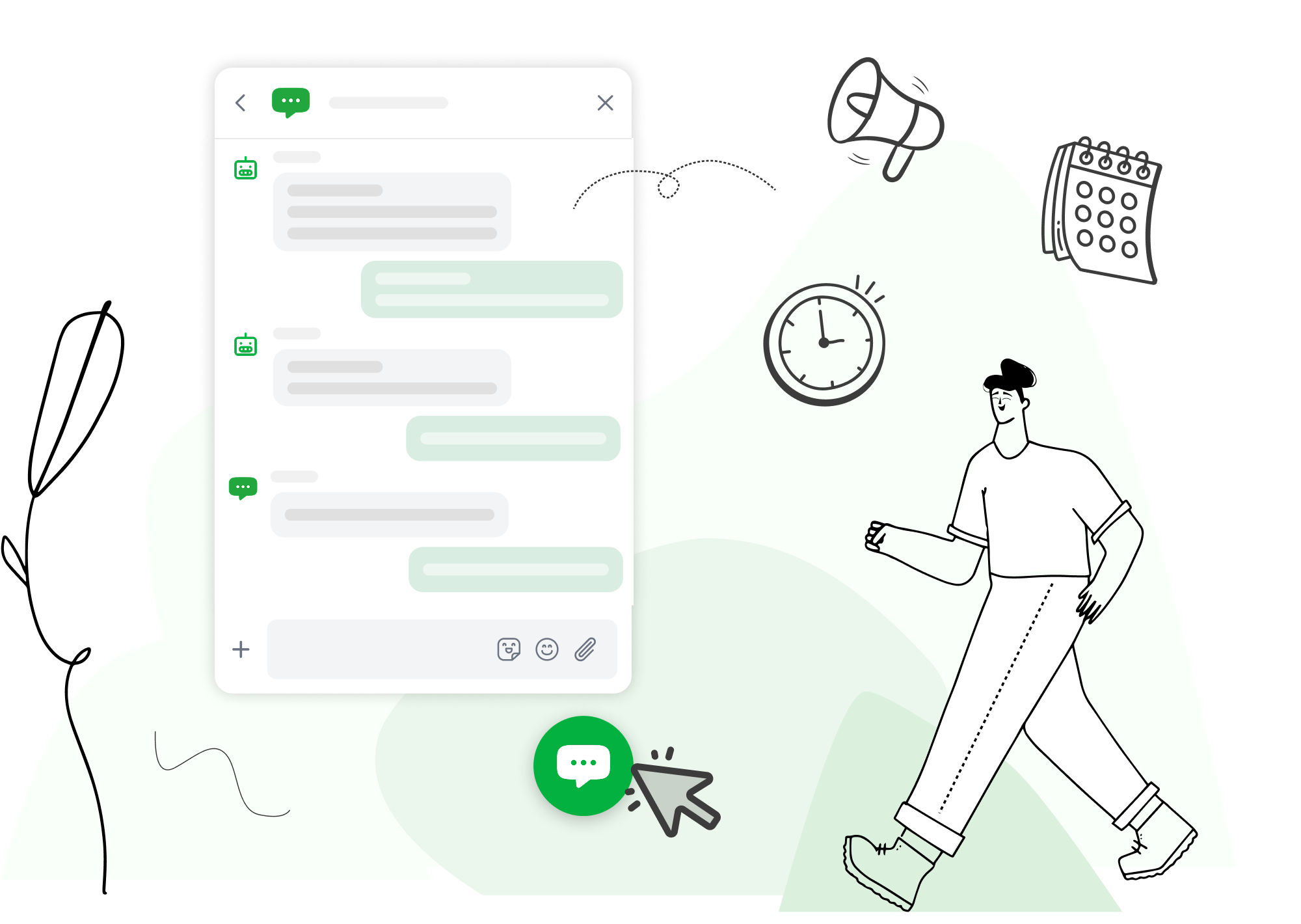 Timely information sharing interface