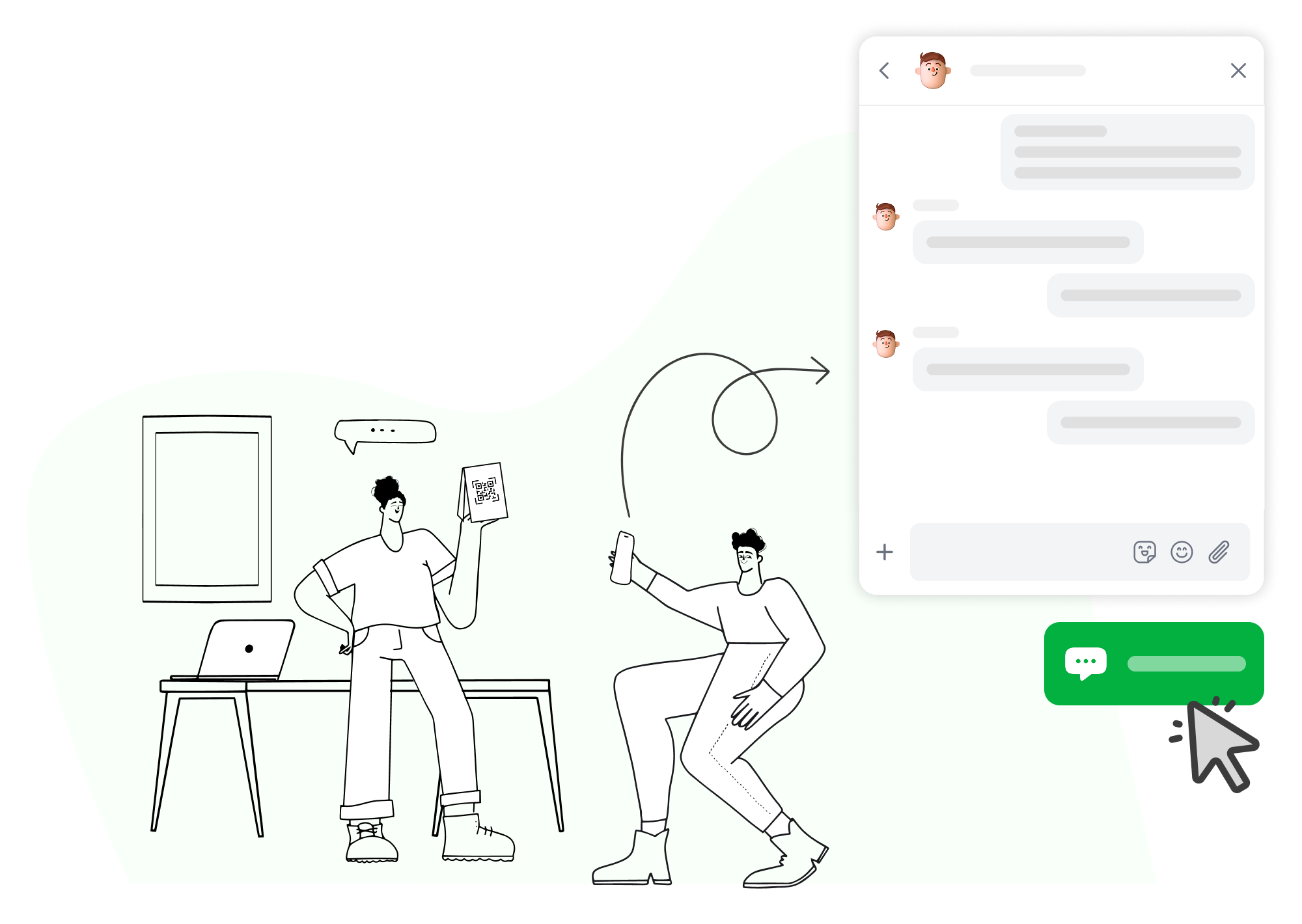 Custom chat widget styles for different page types